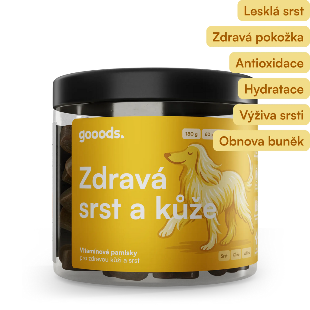 Zdravá srst a kůže gooods